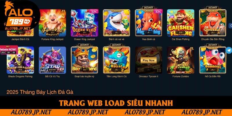TRANG CHỦ 41 Trang web load siêu nhanh